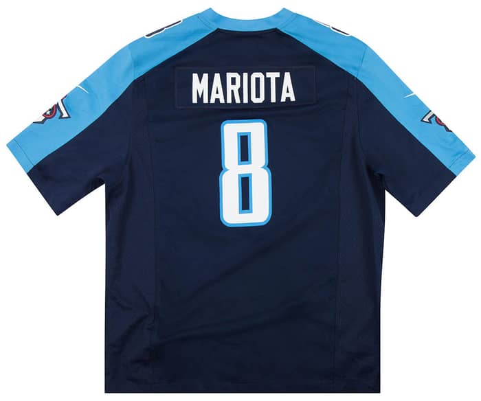 2015-17 Tennessee Titans Mariota #8 Nike Game Jersey (Home) Y