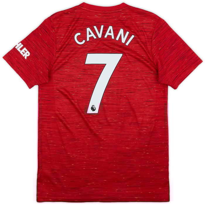 2020-21 Manchester United Home Shirt Cavani #7 - 9/10 - (M)