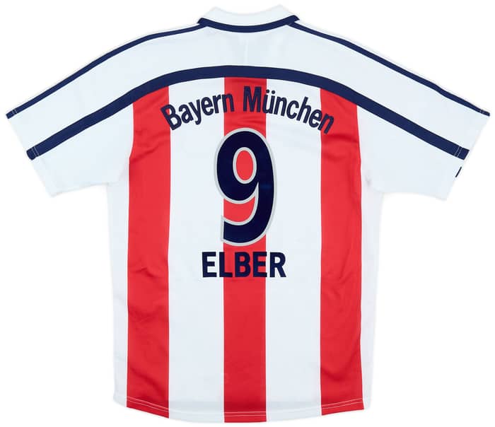 2000-01 Bayern Munich Away Shirt Elber #9 - 6/10 - (S)