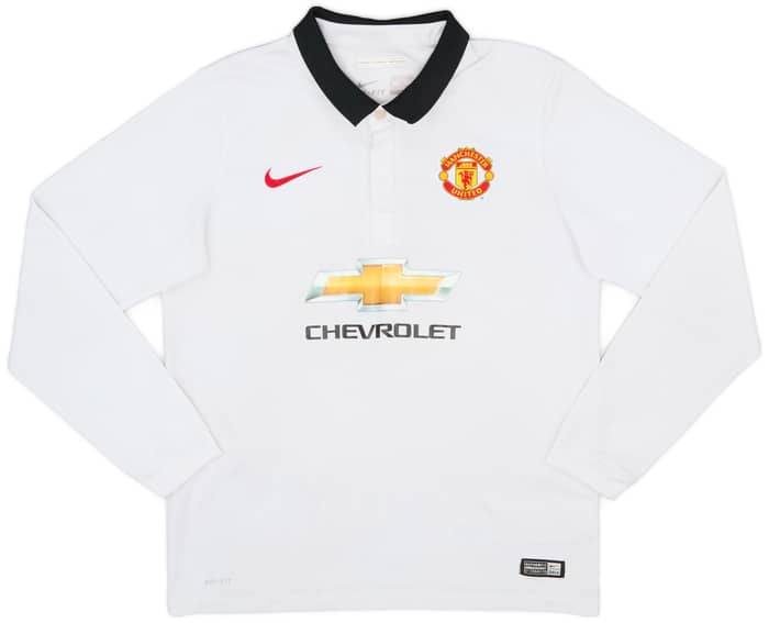 2014-15 Manchester United Away L/S Shirt Falcao #9 - 6/10 - (XL.Boys)