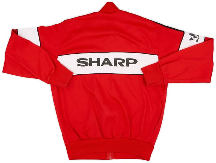 1984-86 Manchester United adidas Track Jacket - 6/10 - (L.Boys)