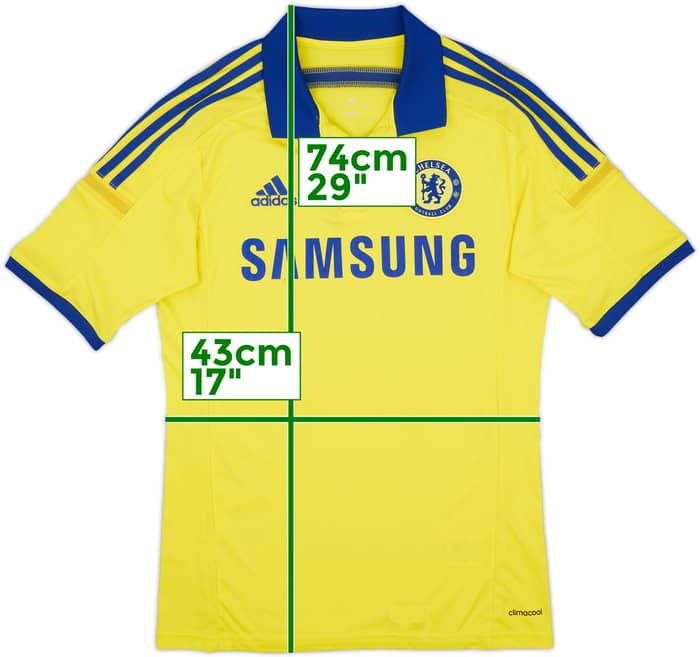2014-15 Chelsea Away Shirt Hazard #10 - 8/10 - (S)