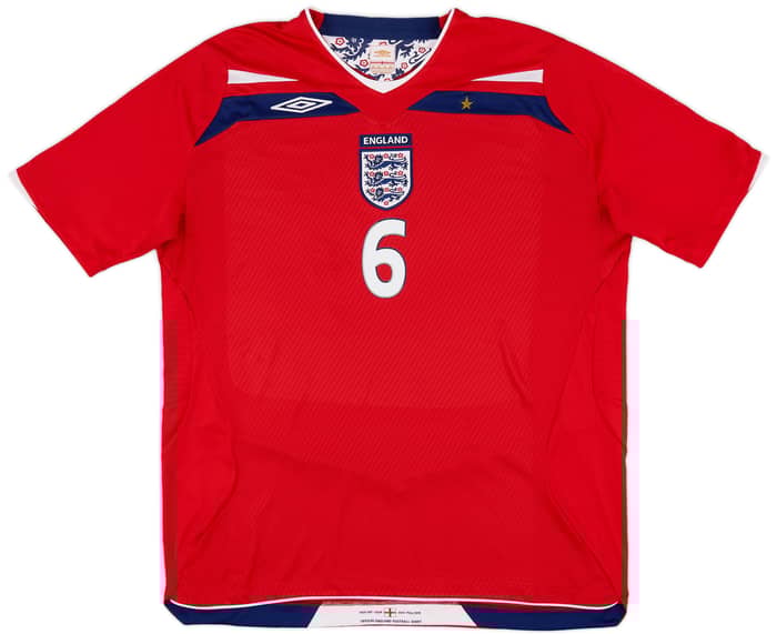 2008-10 England Away Shirt Terry #6 - 6/10 - (XL)
