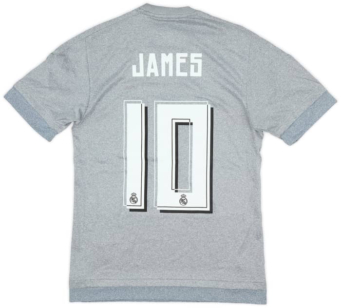 2015-16 Real Madrid Away Shirt James #10 (XS)