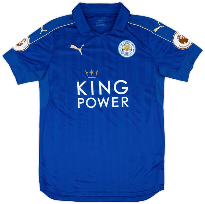 2016-17 Leicester Match Issue Home Shirt Drinkwater #4