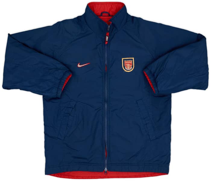 1998-99 Arsenal Nike Reversible Padded Bench Coat - 4/10 - (XL.Boys)
