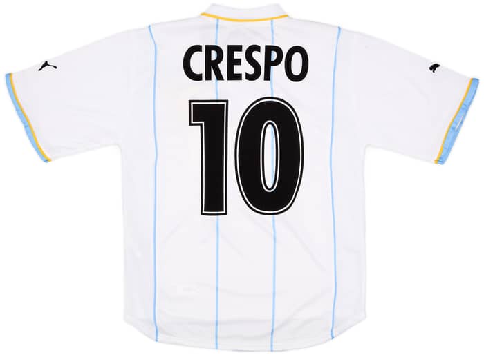 2001-02 Lazio European Home Shirt Crespo #10 (S)