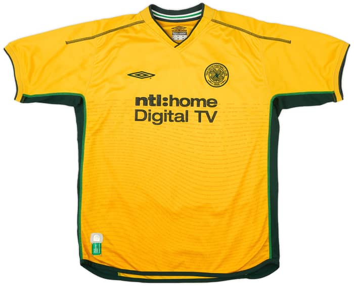 2002-03 Celtic Away Shirt Larsson #7 - 8/10 - (L)