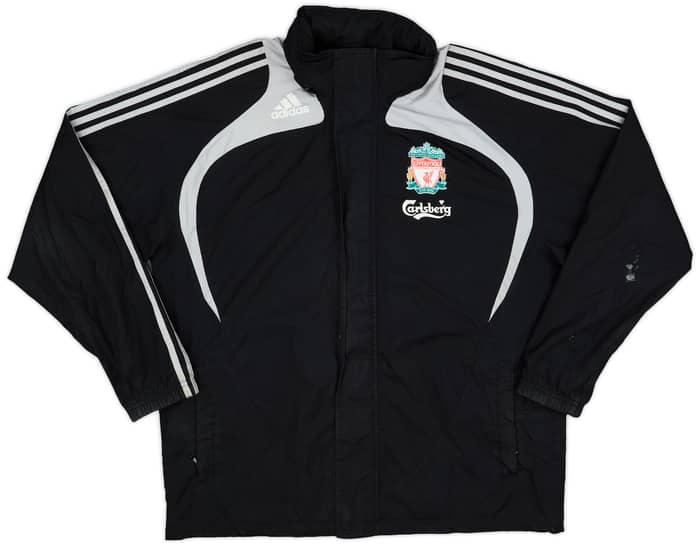 2008-09 Liverpool adidas Hooded Rain Jacket - 7/10 - (L)