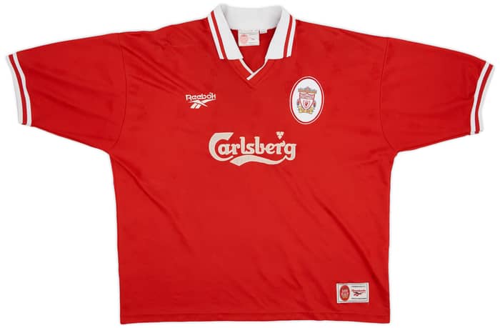 1996-98 Liverpool Home Shirt McManaman #7 - 7/10 - (XXL)