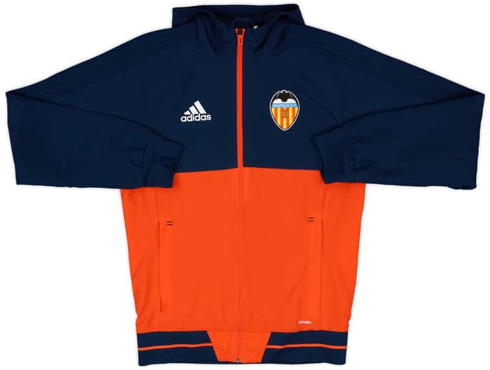2016-17 Valencia adidas Hooded Track Jacket - 8/10 - (S)