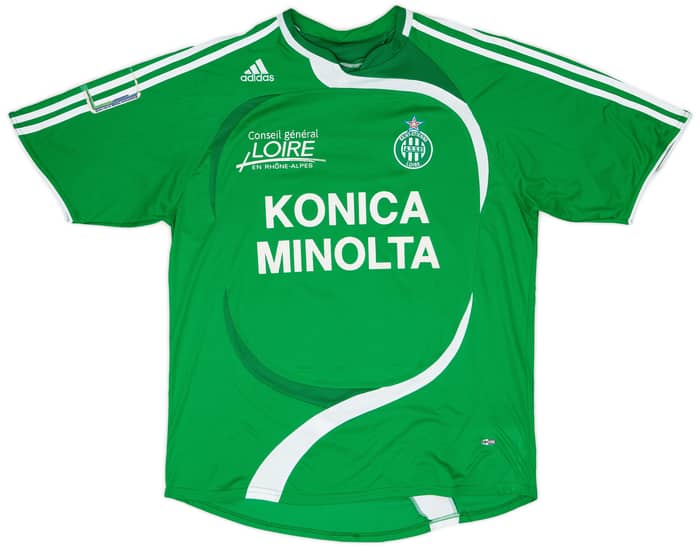 2007-08 Saint Etienne Home Shirt Gigliotti #9 - 6/10 - (XL)