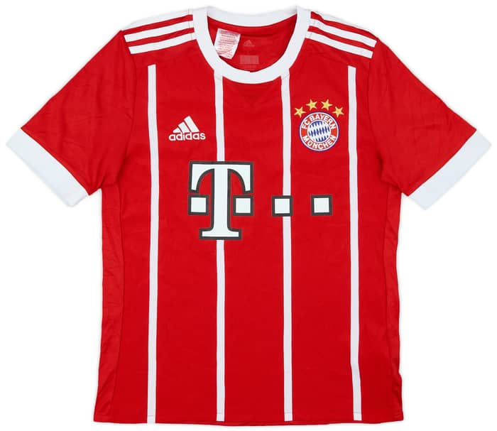 2017-18 Bayern Munich Home Shirt - 9/10 - (L.Boys)