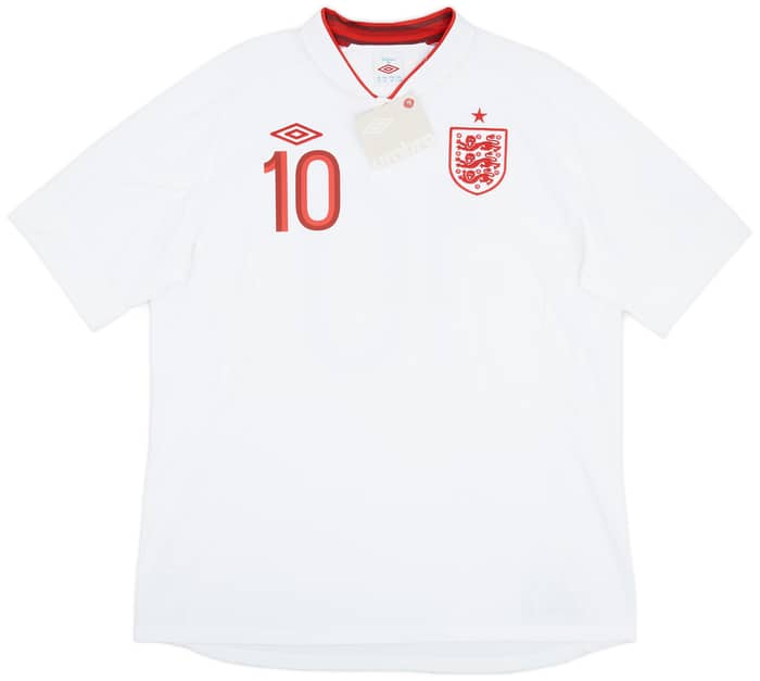 2012-13 England Home Shirt Rooney #10 (XXL)