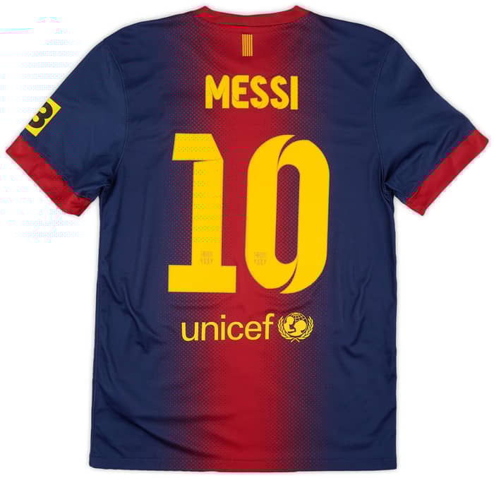 2012-13 Barcelona Home Shirt Messi #10 - 8/10 - (S)