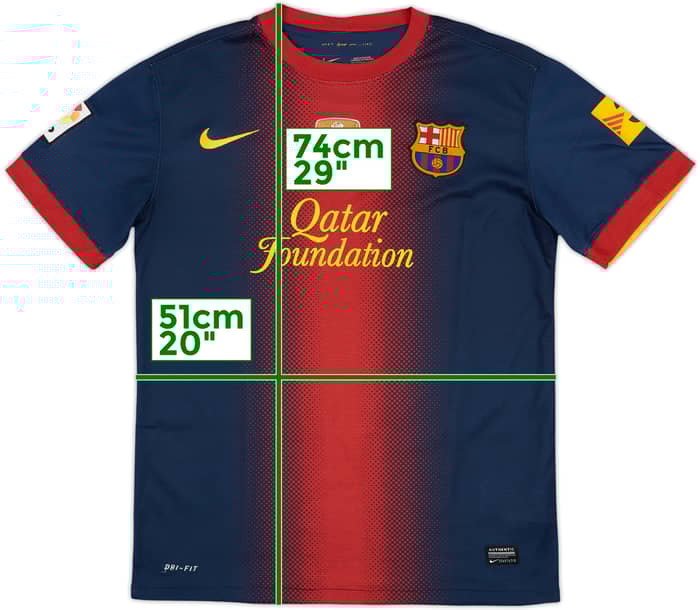 2012-13 Barcelona Home Shirt Messi #10 - 6/10 - (M)