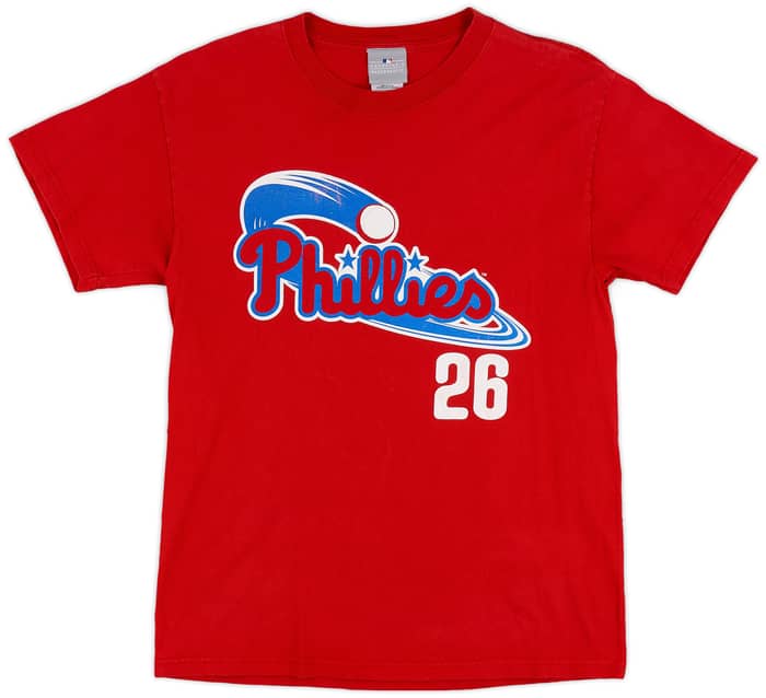 2008 Philadelphia Phillies Utley #26 MLB Tee - 5/10 - (M)