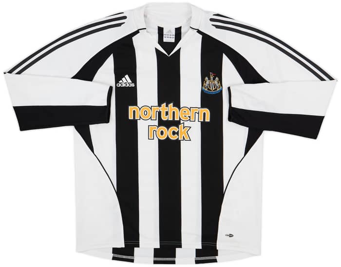 2005-07 Newcastle Home L/S Shirt Shearer #9 - 10/10 - (L)