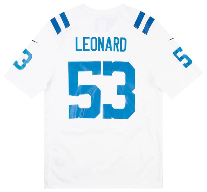 2020-22 Indianapolis Colts Leonard #53 Nike Game Jersey (Away) S - W/Tags
