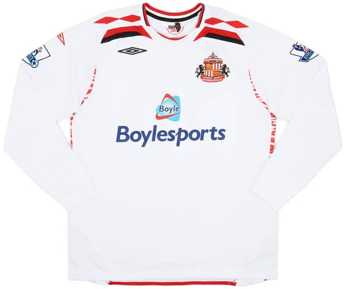 2007-08 Sunderland Match Issue Away Shirt Cole #20