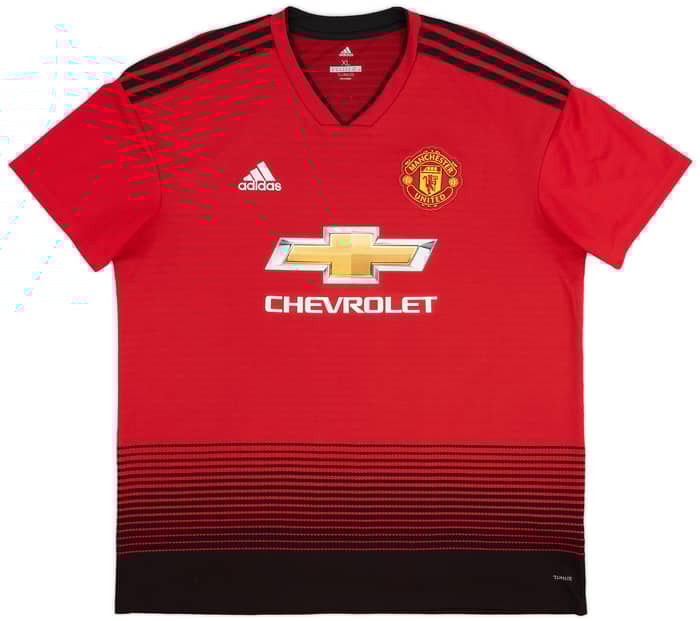 2018-19 Manchester United Home Shirt Mata #8 - 6/10 - (XL)