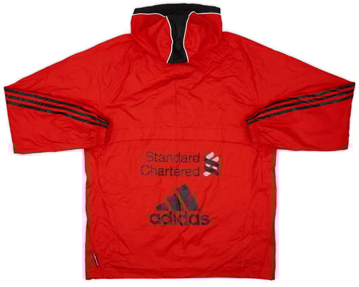 2010-11 Liverpool adidas Player Issue Hooded Rain Jacket #62 - 5/10 - (L/XL)