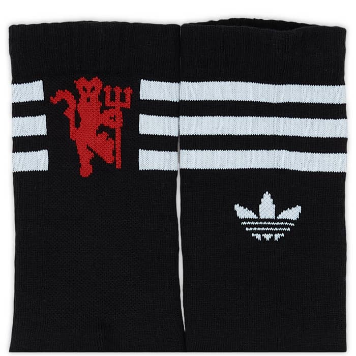 2024-25 Manchester United adidas Crew Socks - Pack of Two Pairs