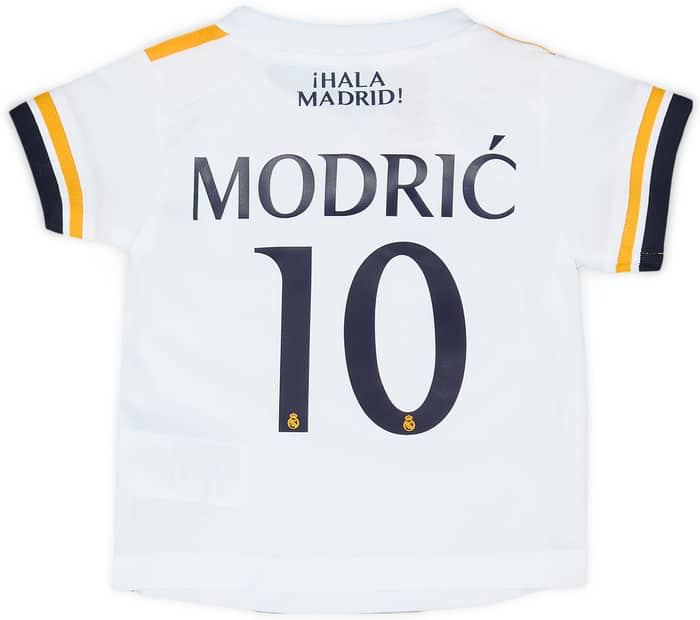 2023-24 Real Madrid Home Shirt & Shorts Kit Modric #10 (3-6 Months)