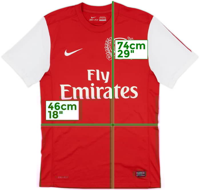 2011-12 Arsenal Home Shirt Ramsey #16 - 7/10 - (S)
