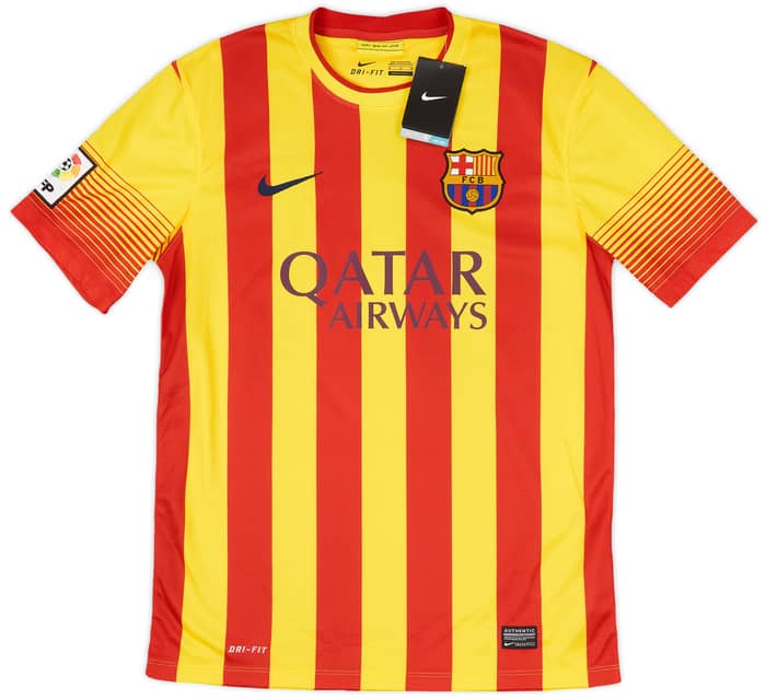 2013-15 Barcelona Away Shirt Xavi #6 (M)