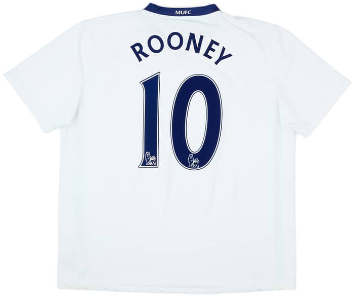 2008-10 Manchester United Away Shirt Rooney #10 - 7/10 - (XXL)