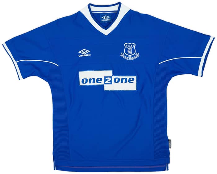 1999-00 Everton Home Shirt Collins #7 - 9/10 - (L)