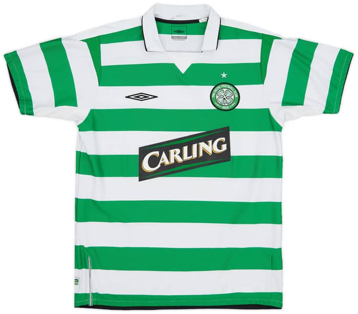 2004-05 Celtic Home Shirt Juninho #7 - 7/10 - (S)