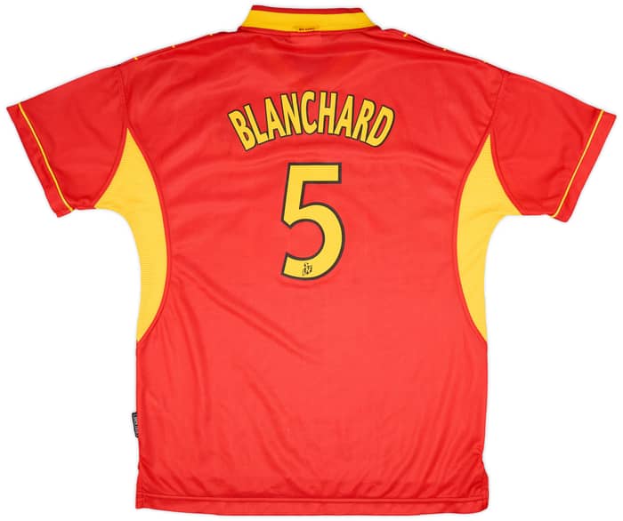 1999-00 Lens Home Shirt Blanchard #5 - 8/10 - (XL)