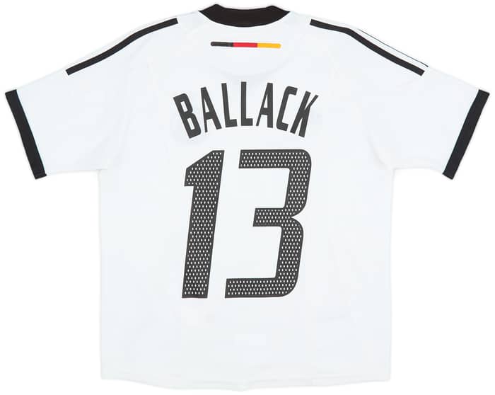 2002-04 Germany Home Shirt Ballack #13 - 6/10 - (XL.Boys)