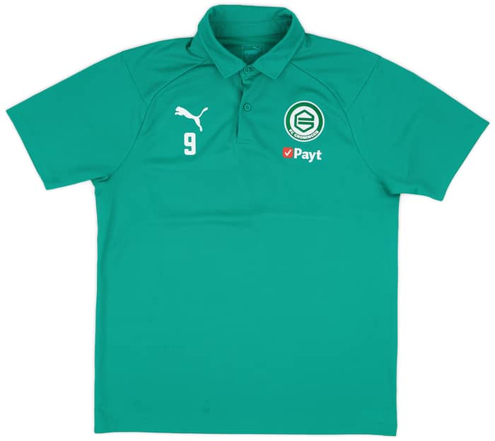 2018-19 Groningen Player Issue Puma Polo Shirt #9 - 8/10 - (L)