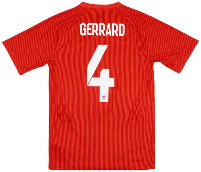 2014-15 England Away Shirt Gerrard #4 - 6/10 - (S)