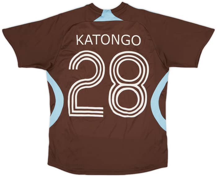 2007-08 Brondby Away Shirt Katongo #28 - 6/10 - (XL.Boys)