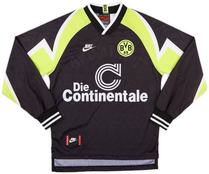 1995-96 Borussia Dortmund Away L/S Shirt - 9/10 - (XS)