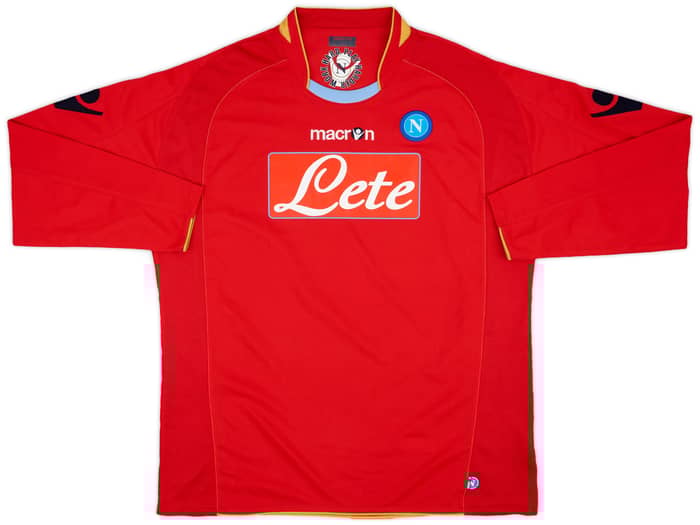2009-10 Napoli Third L/S Shirt Lavezzi #7 - 9/10 - (XL)