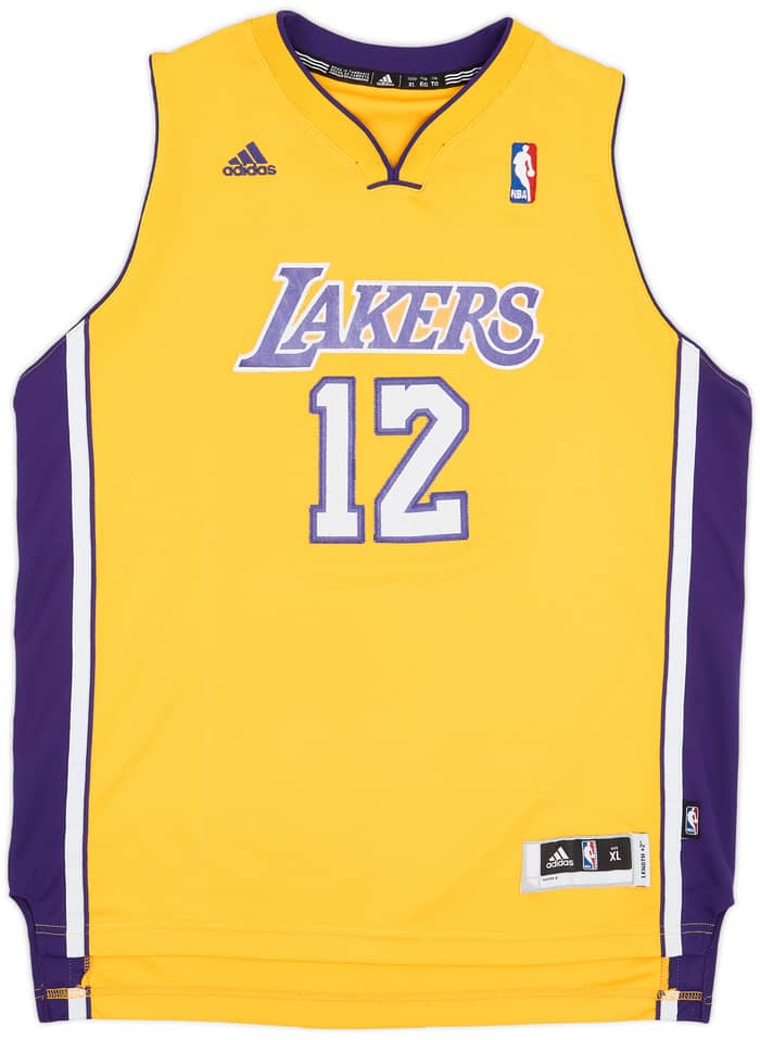 2012-13 LA Lakers Howard #12 adidas Swingman Home Jersey - 7/10 - (XL.Boys)