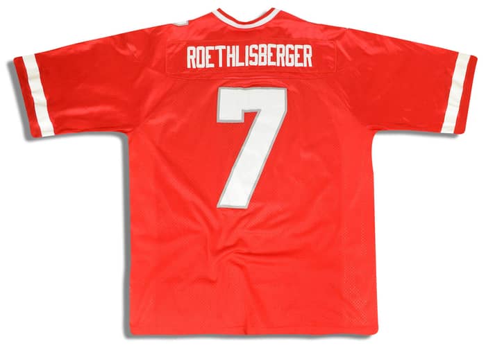 2003 Miami Redhawks Roethlisberger #7 Nike Throwback Jersey (Home) XL
