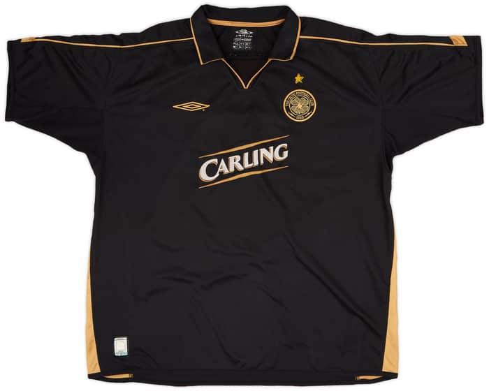 2003-04 Celtic Away Shirt Larsson #7 - 6/10 - (XXL)