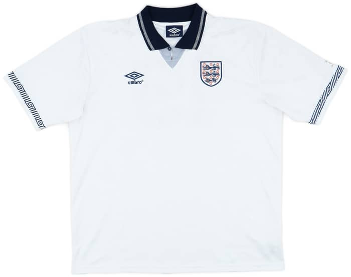 2010s '1990 England Re-Issue' Home Shirt #19 - 8/10 - (XXL)