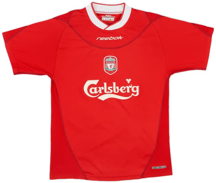 2002-04 Liverpool Home Shirt Gerrard #17 - 8/10 - (S)