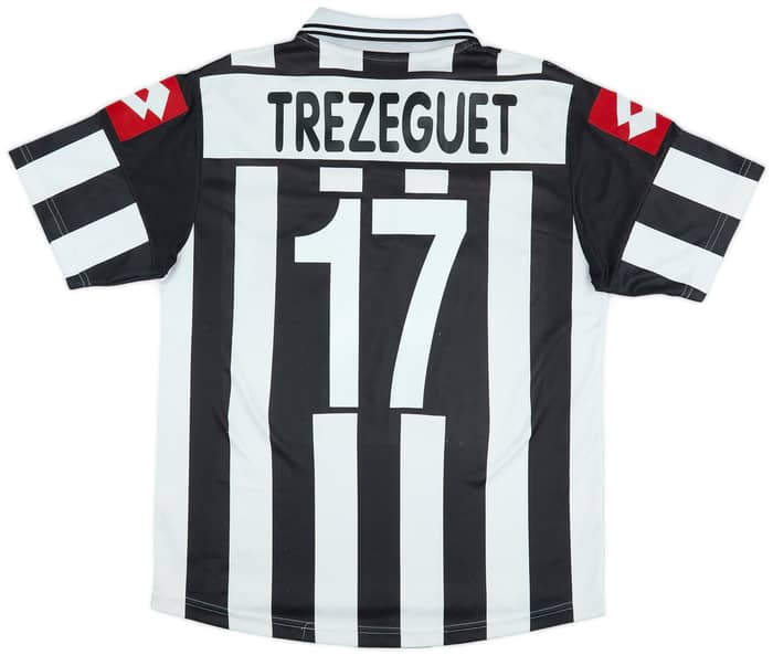 新しい 2001-02 Juventus (L) - 5/10 - #17 Trezeguet Shirt Home ウェア