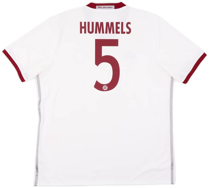 2016-17 Bayern Munich Third Shirt Hummels #5 - 6/10 - (XL)