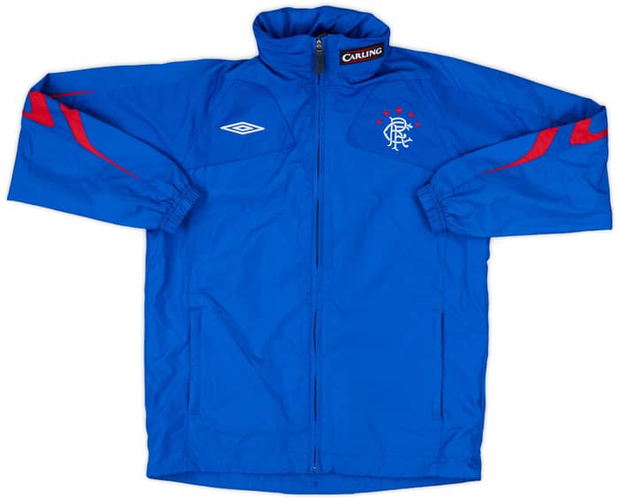 2006-07 Rangers Umbro Hooded Rain Jacket - 10/10 - (M.Boys)