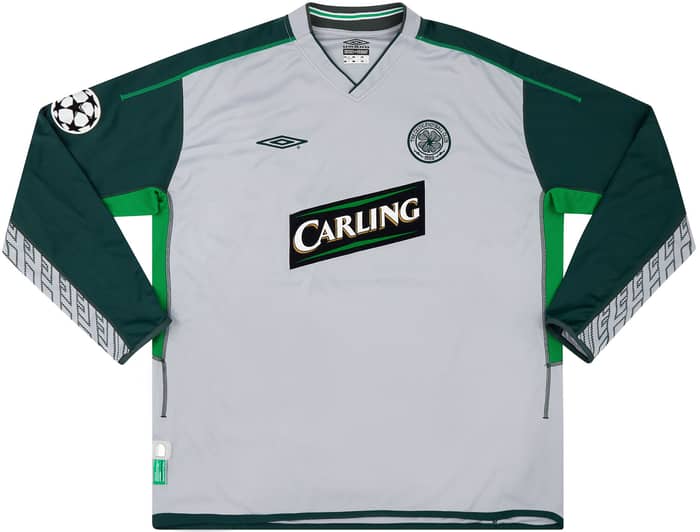 2003-05 Celtic Match Issue Champions League GK Shirt Marshall #22