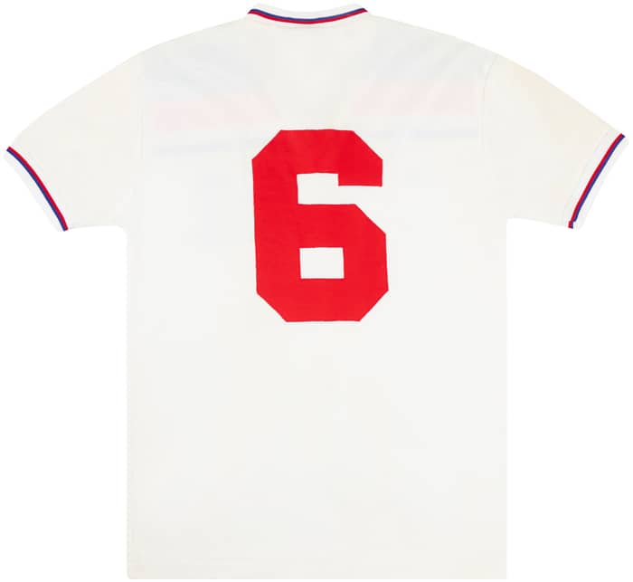 1980 England U-18 Match Issue Home Shirt #6 (Webb)